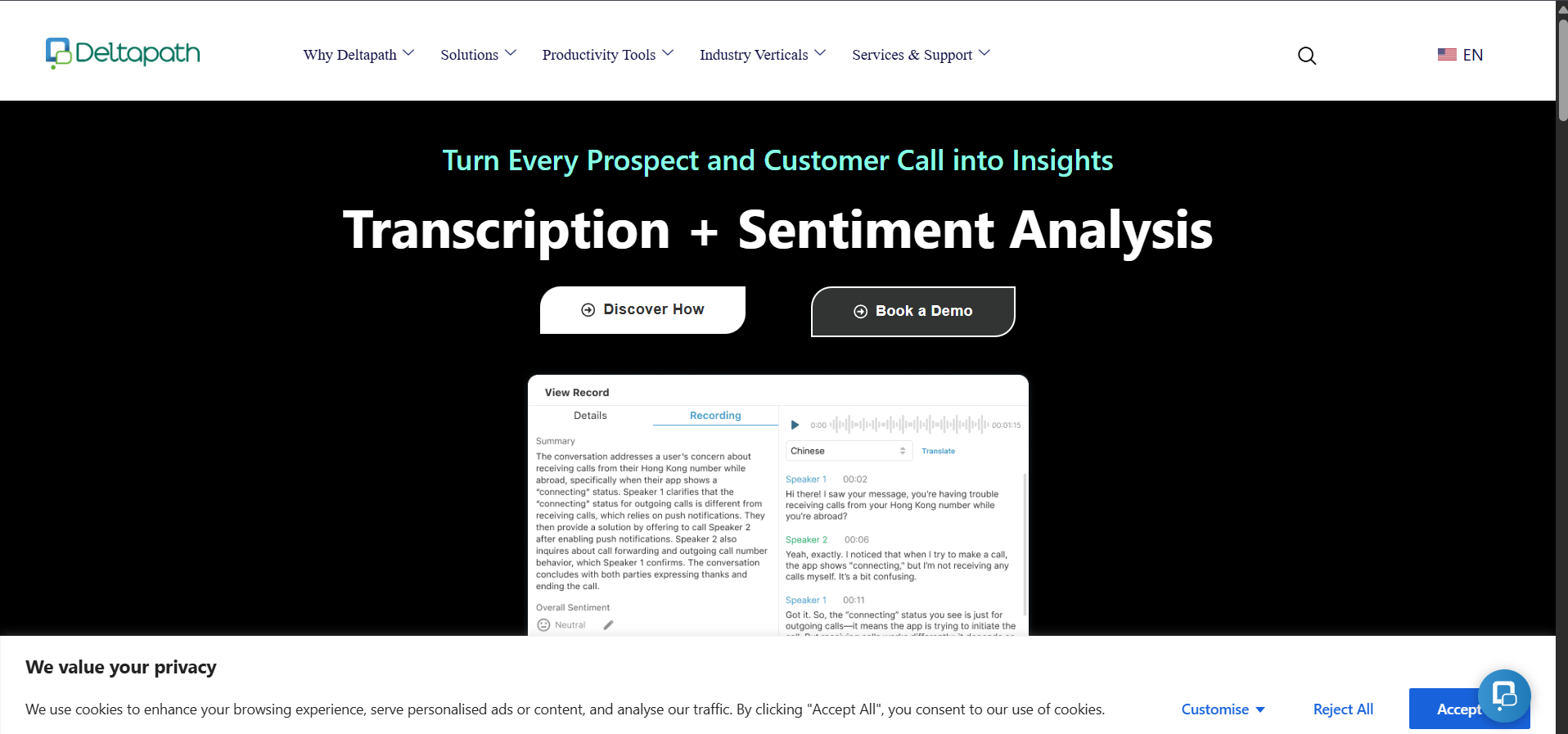 Deltapath enterprise communication platform on desktop and mobile