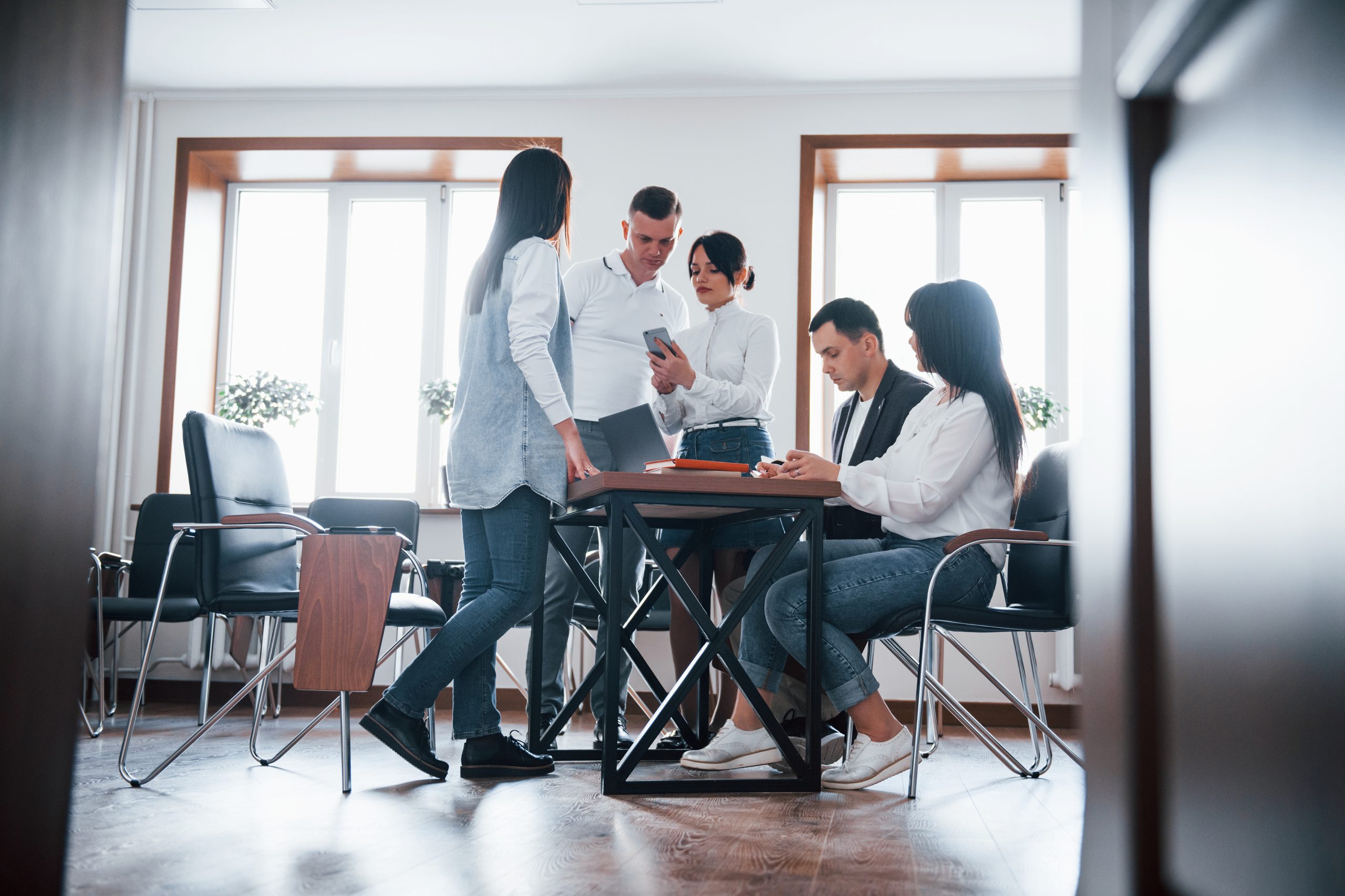 Business leaders collaborating in a Bangkok office